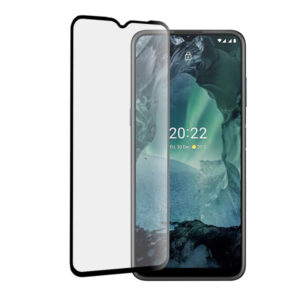 Folie COMANDO Ultra Thin Proof compatibila cu Nokia G21, Rezistenta ridicata la socuri, Acoperire completa a ecranului, Lipici adeziv pe intreaga suprafata, 0,3 mm, Cadru negru