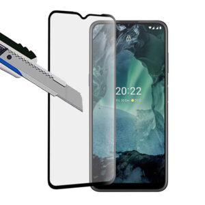 Folie COMANDO Ultra Thin Proof compatibila cu Nokia G21, Rezistenta ridicata la socuri, Acoperire completa a ecranului, Lipici adeziv pe intreaga suprafata, 0,3 mm, Cadru negru - 2