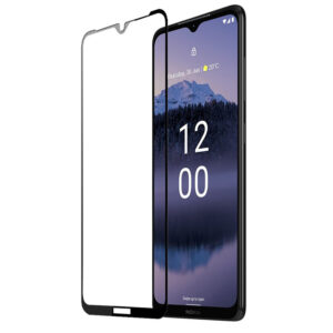 Folie COMANDO Ultra Thin Proof compatibila cu Nokia G11, Rezistenta ridicata la socuri, Acoperire completa a ecranului, Lipici adeziv pe intreaga suprafata, 0,3 mm, Cadru negru