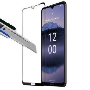 Folie COMANDO Ultra Thin Proof compatibila cu Nokia G11, Rezistenta ridicata la socuri, Acoperire completa a ecranului, Lipici adeziv pe intreaga suprafata, 0,3 mm, Cadru negru - 2