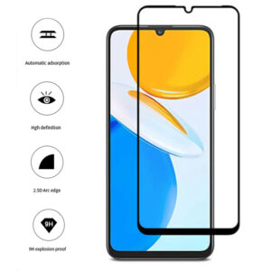 Folie COMANDO Ultra Thin Proof compatibila cu Honor X7, Rezistenta ridicata la socuri, Acoperire completa a ecranului, Lipici adeziv pe intreaga suprafata, 0,3 mm, Cadru negru - 3