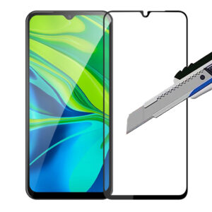 Folie COMANDO Ultra Thin Proof compatibila cu Xiaomi Redmi A1, Rezistenta ridicata la socuri, Acoperire completa a ecranului, Lipici adeziv pe intreaga suprafata, 0,3 mm, Cadru negru - 2