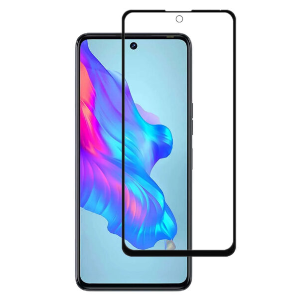 Folie COMANDO Ultra Thin Proof compatibila cu Xiaomi 12T, Rezistenta ridicata la socuri, Acoperire completa a ecranului, Lipici adeziv pe intreaga suprafata, 0,3 mm, Cadru negru