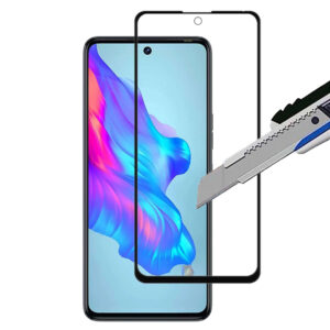 Folie COMANDO Ultra Thin Proof compatibila cu Xiaomi 12T, Rezistenta ridicata la socuri, Acoperire completa a ecranului, Lipici adeziv pe intreaga suprafata, 0,3 mm, Cadru negru - 2