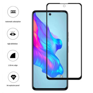 Folie COMANDO Ultra Thin Proof compatibila cu Xiaomi 12T, Rezistenta ridicata la socuri, Acoperire completa a ecranului, Lipici adeziv pe intreaga suprafata, 0,3 mm, Cadru negru - 3