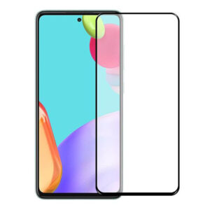 Folie COMANDO Ultra Thin Proof compatibila cu Samsung Galaxy A52, Rezistenta ridicata la socuri, Acoperire completa a ecranului, Lipici adeziv pe intreaga suprafata, 0,3 mm, Cadru negru