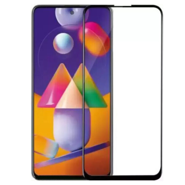 Folie COMANDO Ultra Thin Proof compatibila cu Samsung Galaxy M31s, Rezistenta ridicata la socuri, Acoperire completa a ecranului, Lipici adeziv pe intreaga suprafata, 0,3 mm, Cadru negru