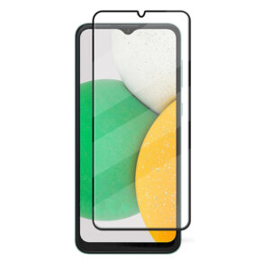 Folie COMANDO Ultra Thin Proof compatibila cu Samsung Galaxy A04s, Rezistenta ridicata la socuri, Acoperire completa a ecranului, Lipici adeziv pe intreaga suprafata, 0,3 mm, Cadru negru