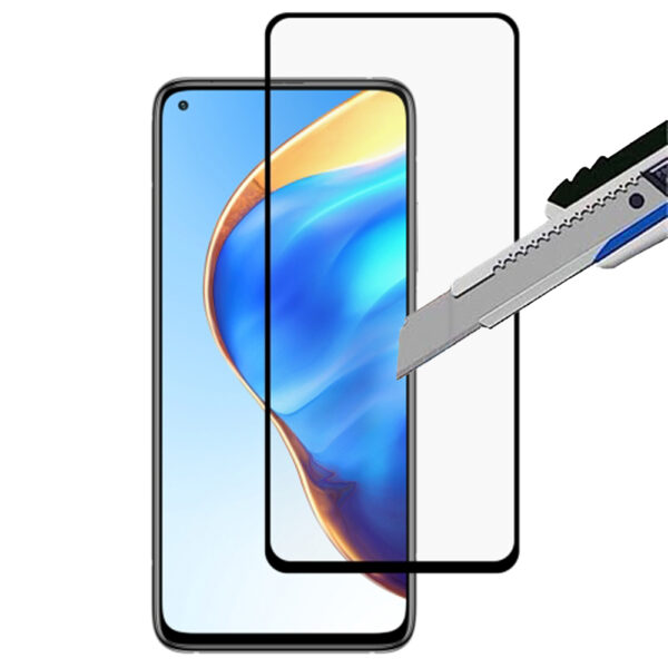 Folie COMANDO Ultra Thin Proof compatibila cu Xiaomi Mi 10T Pro, Rezistenta ridicata la socuri, Acoperire completa a ecranului, Lipici adeziv pe intreaga suprafata, 0,3 mm, Cadru negru - 2