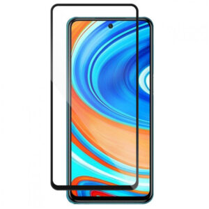 Folie COMANDO Ultra Thin Proof compatibila cu Xiaomi Redmi Note 9S, Rezistenta ridicata la socuri, Acoperire completa a ecranului, Lipici adeziv pe intreaga suprafata, 0,3 mm, Cadru negru