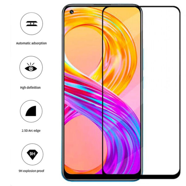 Folie COMANDO Ultra Thin Proof compatibila cu Xiaomi Mi 11 Lite, Rezistenta ridicata la socuri, Acoperire completa a ecranului, Lipici adeziv pe intreaga suprafata, 0,3 mm, Cadru negru - 3