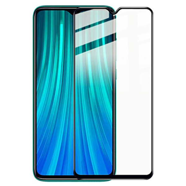 Folie COMANDO Ultra Thin Proof compatibila cu Xiaomi Redmi Note 8, Rezistenta ridicata la socuri, Acoperire completa a ecranului, Lipici adeziv pe intreaga suprafata, 0,3 mm, Cadru negru