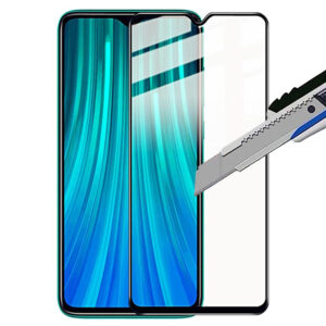 Folie COMANDO Ultra Thin Proof compatibila cu Xiaomi Redmi Note 8, Rezistenta ridicata la socuri, Acoperire completa a ecranului, Lipici adeziv pe intreaga suprafata, 0,3 mm, Cadru negru - 2