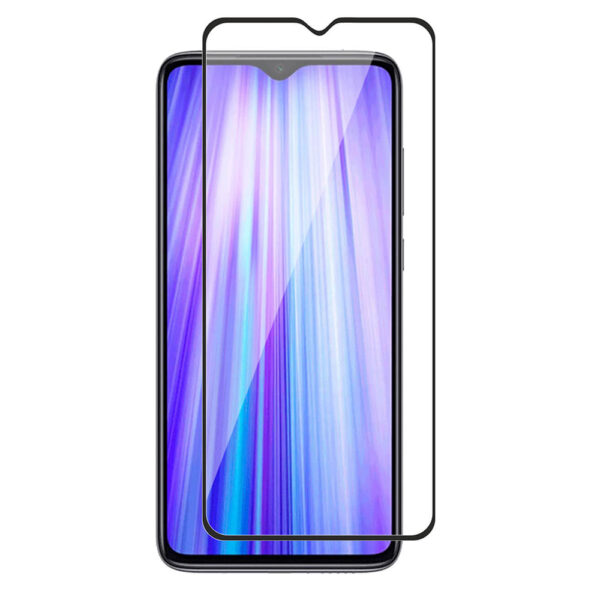 Folie COMANDO Ultra Thin Proof compatibila cu Xiaomi Redmi Note 8 Pro, Rezistenta ridicata la socuri, Acoperire completa a ecranului, Lipici adeziv pe intreaga suprafata, 0,3 mm, Cadru negru