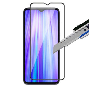 Folie COMANDO Ultra Thin Proof compatibila cu Xiaomi Redmi Note 8 Pro, Rezistenta ridicata la socuri, Acoperire completa a ecranului, Lipici adeziv pe intreaga suprafata, 0,3 mm, Cadru negru - 2