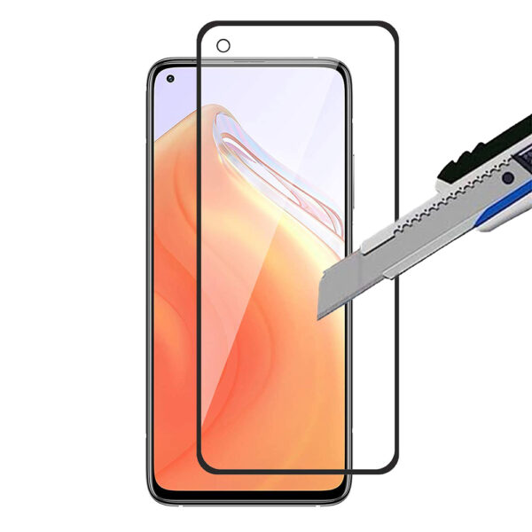 Folie COMANDO Ultra Thin Proof compatibila cu Xiaomi Mi 10T, Rezistenta ridicata la socuri, Acoperire completa a ecranului, Lipici adeziv pe intreaga suprafata, 0,3 mm, Cadru negru - 2