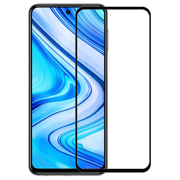 Folie COMANDO Ultra Thin Proof compatibila cu Xiaomi Redmi Note 9 Pro Max, Rezistenta ridicata la socuri, Acoperire completa a ecranului, Lipici adeziv pe intreaga suprafata, 0,3 mm, Cadru negru