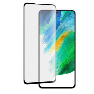 Folie COMANDO Ultra Thin Proof compatibila cu Samsung Galaxy S21, Rezistenta ridicata la socuri, Acoperire completa a ecranului, Lipici adeziv pe intreaga suprafata, 0,3 mm, Cadru negru