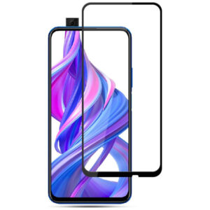 Folie COMANDO Ultra Thin Proof compatibila cu Huawei P Smart Z, Rezistenta ridicata la socuri, Acoperire completa a ecranului, Lipici adeziv pe intreaga suprafata, 0,3 mm, Cadru negru