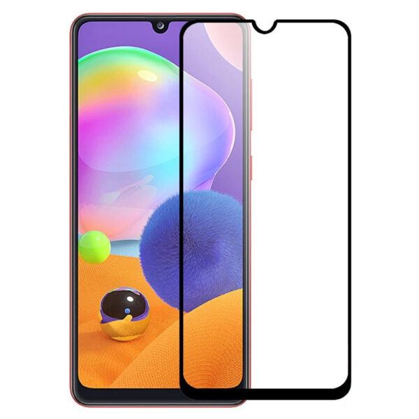 Folie COMANDO Ultra Thin Proof compatibila cu Samsung Galaxy A31, Rezistenta ridicata la socuri, Acoperire completa a ecranului, Lipici adeziv pe intreaga suprafata, 0,3 mm, Cadru negru