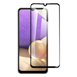 Folie COMANDO Ultra Thin Proof compatibila cu Samsung Galaxy A32 5G, Rezistenta ridicata la socuri, Acoperire completa a ecranului, Lipici adeziv pe intreaga suprafata, 0,3 mm, Cadru negru