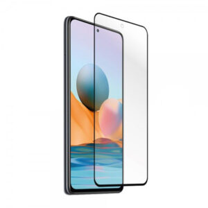 Folie COMANDO Ultra Thin Proof compatibila cu Samsung Galaxy A52s 5G, Rezistenta ridicata la socuri, Acoperire completa a ecranului, Lipici adeziv pe intreaga suprafata, 0,3 mm, Cadru negru