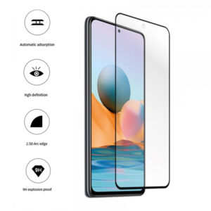 Folie COMANDO Ultra Thin Proof compatibila cu Samsung Galaxy A52s 5G, Rezistenta ridicata la socuri, Acoperire completa a ecranului, Lipici adeziv pe intreaga suprafata, 0,3 mm, Cadru negru - 3