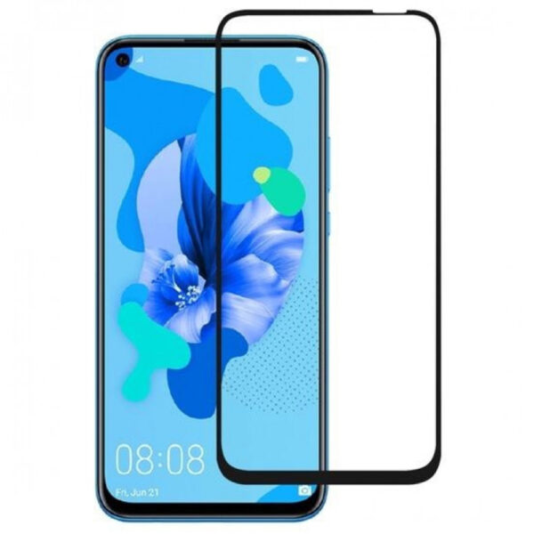 Folie COMANDO Ultra Thin Proof compatibila cu Huawei P40 Lite E, Rezistenta ridicata la socuri, Acoperire completa a ecranului, Lipici adeziv pe intreaga suprafata, 0,3 mm, Cadru negru