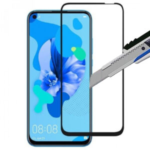 Folie COMANDO Ultra Thin Proof compatibila cu Huawei P40 Lite E, Rezistenta ridicata la socuri, Acoperire completa a ecranului, Lipici adeziv pe intreaga suprafata, 0,3 mm, Cadru negru - 2