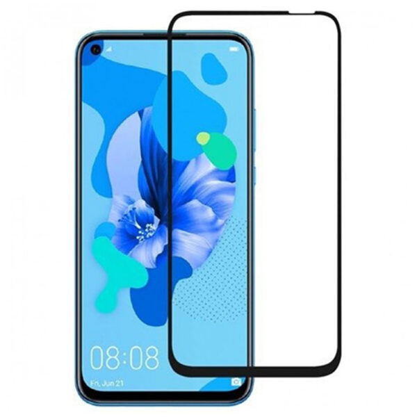 Folie COMANDO Ultra Thin Proof compatibila cu Huawei P40 Lite 5G, Rezistenta ridicata la socuri, Acoperire completa a ecranului, Lipici adeziv pe intreaga suprafata, 0,3 mm, Cadru negru