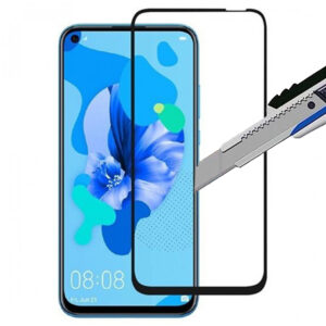 Folie COMANDO Ultra Thin Proof compatibila cu Huawei P40 Lite 5G, Rezistenta ridicata la socuri, Acoperire completa a ecranului, Lipici adeziv pe intreaga suprafata, 0,3 mm, Cadru negru - 2