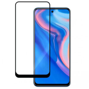 Folie COMANDO Ultra Thin Proof compatibila cu Huawei P Smart (2021), Rezistenta ridicata la socuri, Acoperire completa a ecranului, Lipici adeziv pe intreaga suprafata, 0,3 mm, Cadru negru