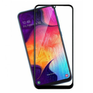 Folie COMANDO Ultra Thin Proof compatibila cu Samsung Galaxy A50s, Rezistenta ridicata la socuri, Acoperire completa a ecranului, Lipici adeziv pe intreaga suprafata, 0,3 mm, Cadru negru