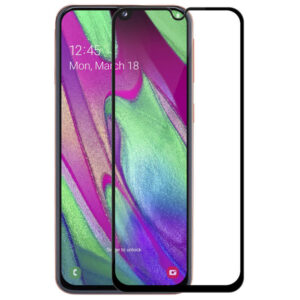 Folie COMANDO Ultra Thin Proof compatibila cu Samsung Galaxy A50, Rezistenta ridicata la socuri, Acoperire completa a ecranului, Lipici adeziv pe intreaga suprafata, 0,3 mm, Cadru negru