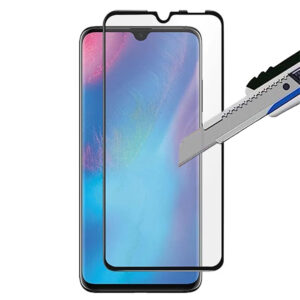 Folie COMANDO Ultra Thin Proof compatibila cu Huawei P30 Lite, Rezistenta ridicata la socuri, Acoperire completa a ecranului, Lipici adeziv pe intreaga suprafata, 0,3 mm, Cadru negru - 2