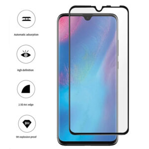 Folie COMANDO Ultra Thin Proof compatibila cu Huawei P30 Lite, Rezistenta ridicata la socuri, Acoperire completa a ecranului, Lipici adeziv pe intreaga suprafata, 0,3 mm, Cadru negru - 3