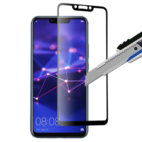 Folie COMANDO Ultra Thin Proof compatibila cu Huawei Mate 20 Lite, Rezistenta ridicata la socuri, Acoperire completa a ecranului, Lipici adeziv pe intreaga suprafata, 0,3 mm, Cadru negru - 2