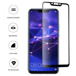 Folie COMANDO Ultra Thin Proof compatibila cu Huawei Mate 20 Lite, Rezistenta ridicata la socuri, Acoperire completa a ecranului, Lipici adeziv pe intreaga suprafata, 0,3 mm, Cadru negru - 3