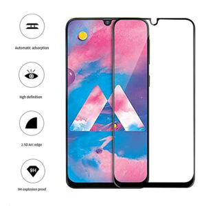 Folie COMANDO Ultra Thin Proof compatibila cu Samsung Galaxy M30s, Rezistenta ridicata la socuri, Acoperire completa a ecranului, Lipici adeziv pe intreaga suprafata, 0,3 mm, Cadru negru - 3