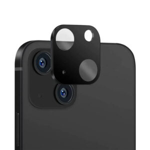 Folie protectie camera compatibila cu Apple iPhone 13 Mini, Sticla Full Glue, Instant Fit, Hidrofoba, Oleofoba, Acoperire completa, Negru - 2