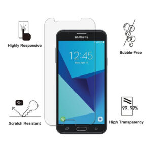 Folie de protectie compatibila cu Samsung Galaxy A20E, 9H Cushion Glass, Complete Bonding, Case-Friendly, Clar - 2