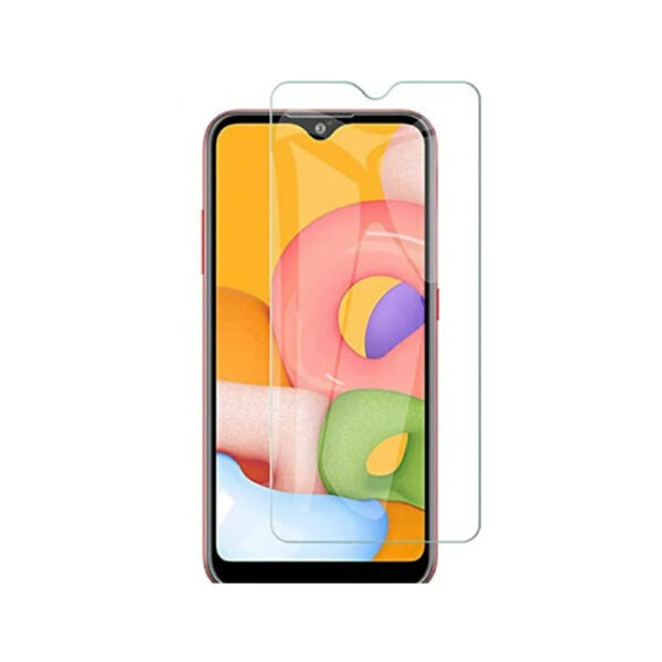 Folie de protectie compatibila cu Samsung Galaxy A01 Core, 9H Cushion Glass, Complete Bonding, Case-Friendly, Clar