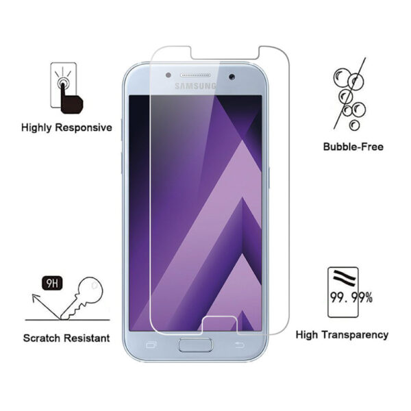 Folie de protectie compatibila cu Samsung Galaxy A5 2016, 9H Cushion Glass, Complete Bonding, Case-Friendly, Clar - 2