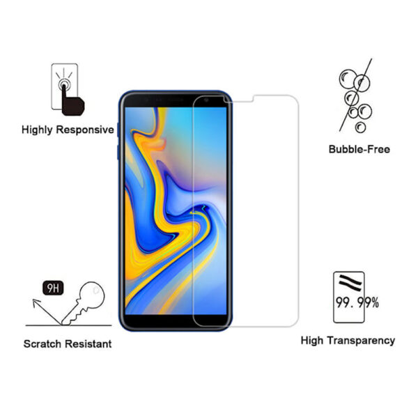 Folie de protectie compatibila cu Samsung Galaxy J6 Plus, 9H Cushion Glass, Complete Bonding, Case-Friendly, Clar - 2