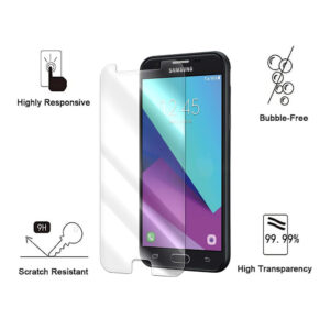 Folie de protectie compatibila cu Samsung Galaxy J3 2016, 9H Cushion Glass, Complete Bonding, Case-Friendly, Clar - 2