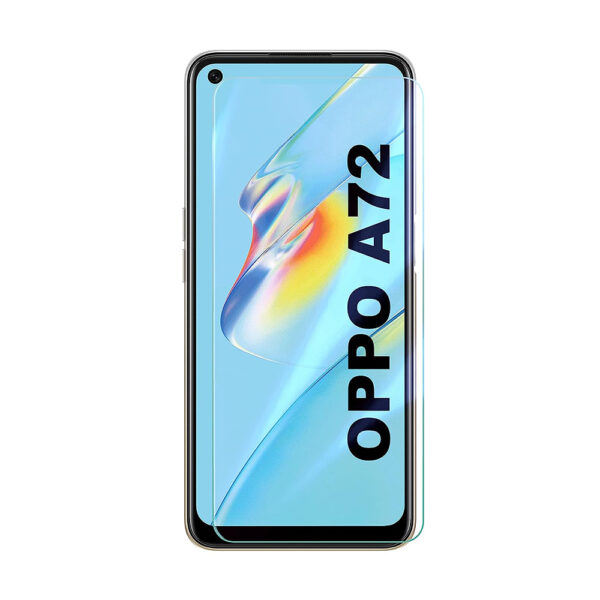 Folie de protectie compatibila cu Oppo A72, 9H Cushion Glass, Complete Bonding, Case-Friendly, Clar