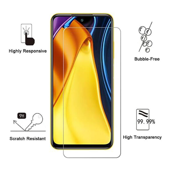 Folie de protectie compatibila cu Xiaomi Poco M3, 9H Cushion Glass, Complete Bonding, Case-Friendly, Clar - 2