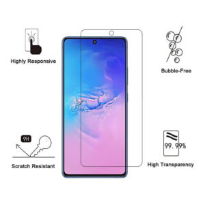 Folie de protectie compatibila cu Samsung Galaxy S10 Lite, 9H Cushion Glass, Complete Bonding, Case-Friendly, Clar - 2