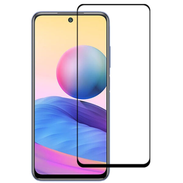 Folie COMANDO Ultra Thin Proof compatibila cu Xiaomi Poco M3 Pro, Rezistenta ridicata la socuri, Acoperire completa a ecranului, Lipici adeziv pe intreaga suprafata, 0,3 mm, Cadru negru