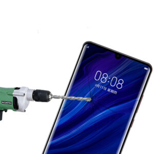 Folie COMANDO Ultra Thin Proof compatibila cu Huawei P30, Rezistenta ridicata la socuri, Acoperire completa a ecranului, Lipici adeziv pe intreaga suprafata, 0,3 mm, Cadru negru - 2